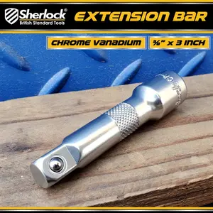 Sherlock Extension Bar 3/8 " Sambungan Kunci Sok 3/8 " Drive x 3 inch