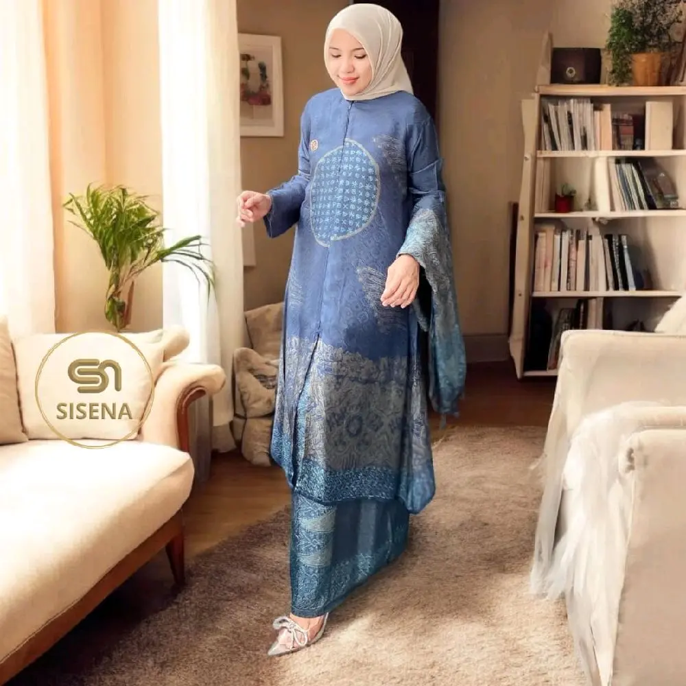 Set Batik Bundo kanduang Basiba Series ( tunik , Rok, selendang )