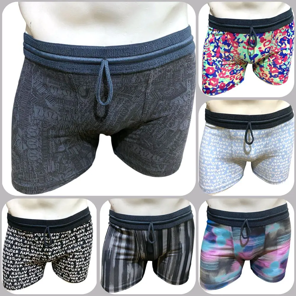 PROMO ISI 6PCS CD BOXER CELANA DALAM BOXER PRIA BERTALI Motif Katun Cowok Remaja Dewasa Nyaman Pendek