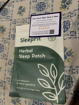 Product Review of SleepFit - Herbal Sleep Patch - Melatonin - 12 Patch / Sachet Koyo Tidur from A**. 0