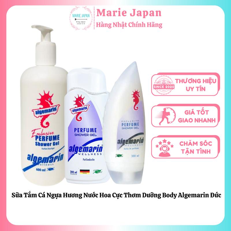 Sữa Tắm Dưỡng Body Cá Ngựa Hương Nước Hoa Algemarin Đức