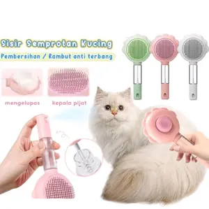 Sisir Semprot Kucing Otomatis Sisir Bulu Kucing Anjing Sisir Kucing Bulu Pet Grooming