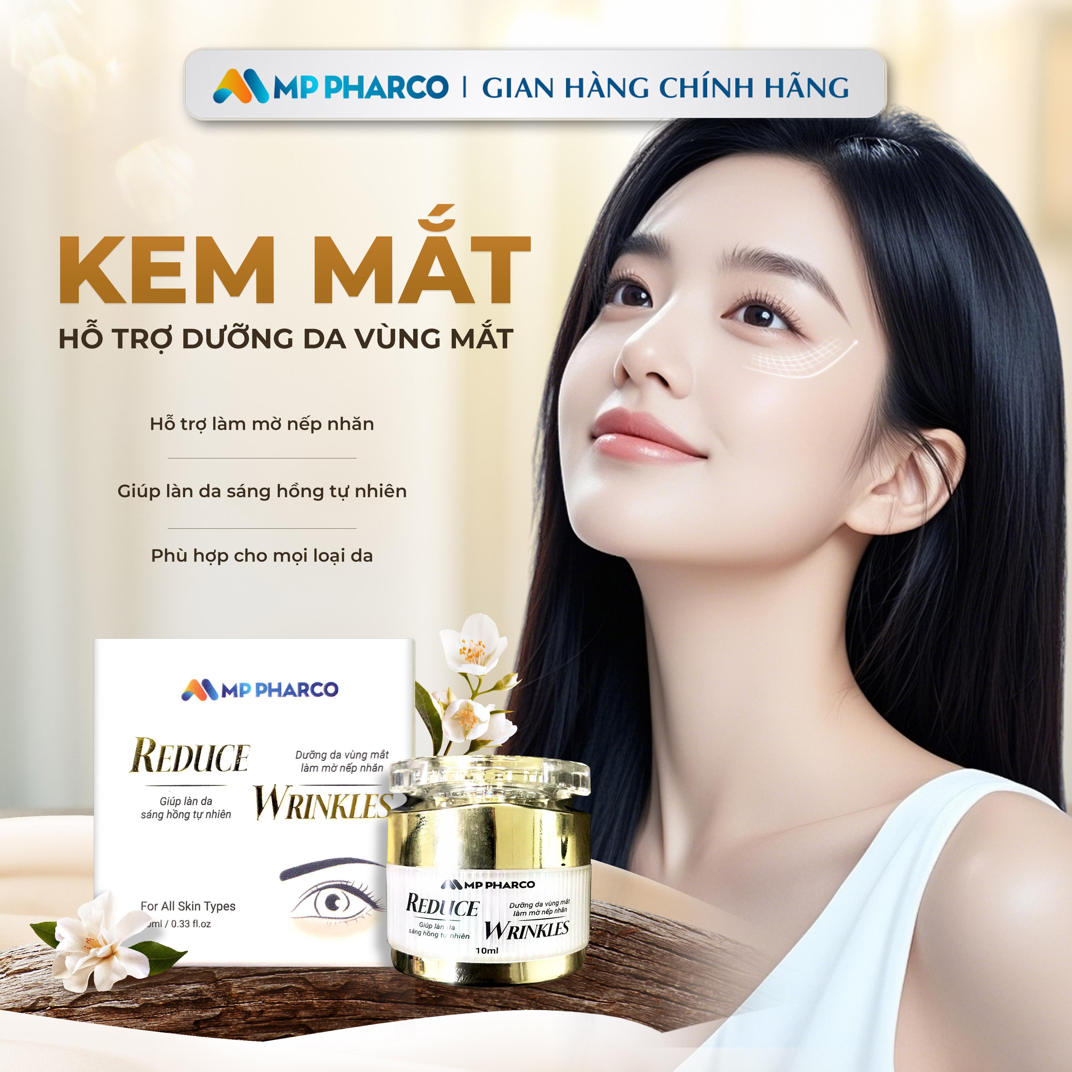 k62 Kem mắt MP Pharco 10ml -Hỗ Trợ Giảm Quầng Thâm Mắt và Nếp Nhăn Mắt