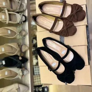 Pansus Pita Baldu Sepatu Wanita Elegan dengan Desain Bow Klasik dan Nyaman untuk Sehari-hari