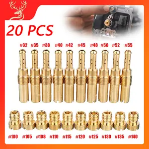 Spuyer Pilot Jet PE PWK PWL KLX D Spuyer Main Jet Pilot Jet Set -20pcs Main Jet Karbu PE D