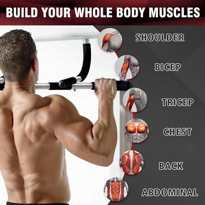 Multifunctional Pull-up Bar, Home Fitness Pull-up Bar for Push Up, Sit up and Dip, Home Gym Equipment for Men & Women 2