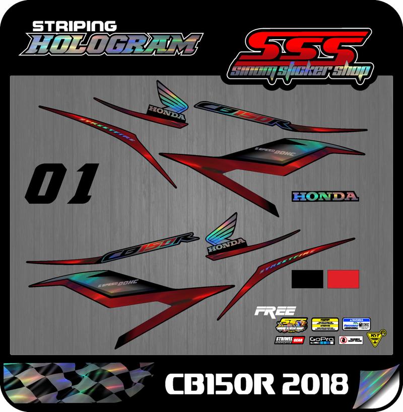 Product Introduction of Stiker Striping Ori Hologram Honda CB150R 2018 List Motor CB150R V3 1
