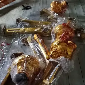 Batang Gorden Fullset Tutup URIL Tutup Princess & Minimalis - batang uril Ukuran 30cm-400cm Batang URIL Fleksibel untuk Penutup Jendela atau Pintu