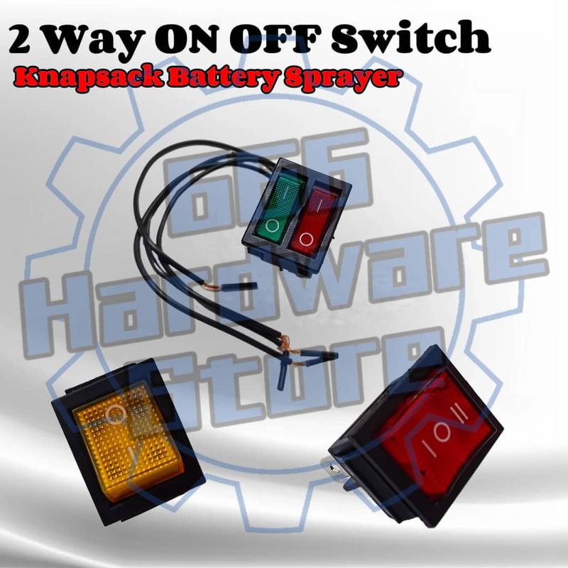 2 Way ON/OFF Switch for Single Pump Switch and Double Pump Switch ...