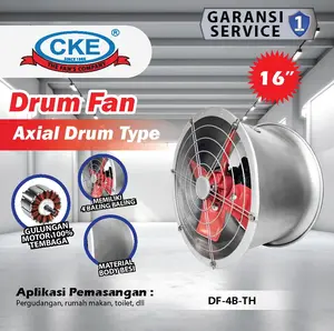 CKE Drum Fan B-TH 16 Inch Blower Tabung Gedung Eksos Drum
