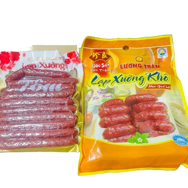 COMBO 1Kg LẠP XƯỞNG MAI QUẾ LỘ gồm 500g lạp xưởng tôm + 500g lạp xưởng thịt.Food