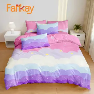 Bed Cover Set Sprei Clouds Galaxy - Ukuran Lengkap 180x200 160x200 120x200 200x200 - Fankay Bedcover Sprei