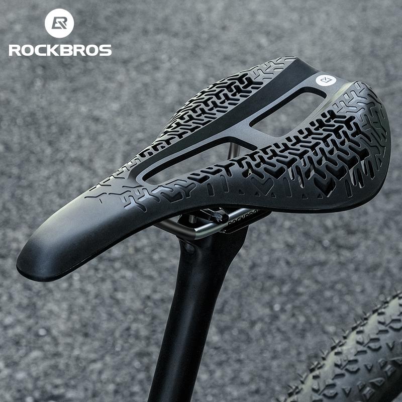 ROCKBROS sợi nylon cho xe đạp, đệm ghế đua siêu nhẹ, thoáng khí, rỗng, MTB, phụ kiện đạp xe đường trường