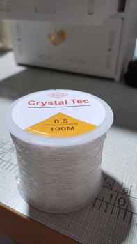Product Review of Transparent Elastic String 0.5mm 80-100meter bracelet necklace diy accessories from x**n 0