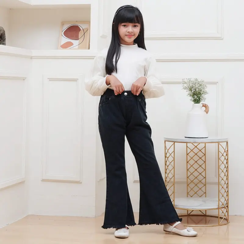 Celana cutbray bahan jeans dari usia 2th-12th 5