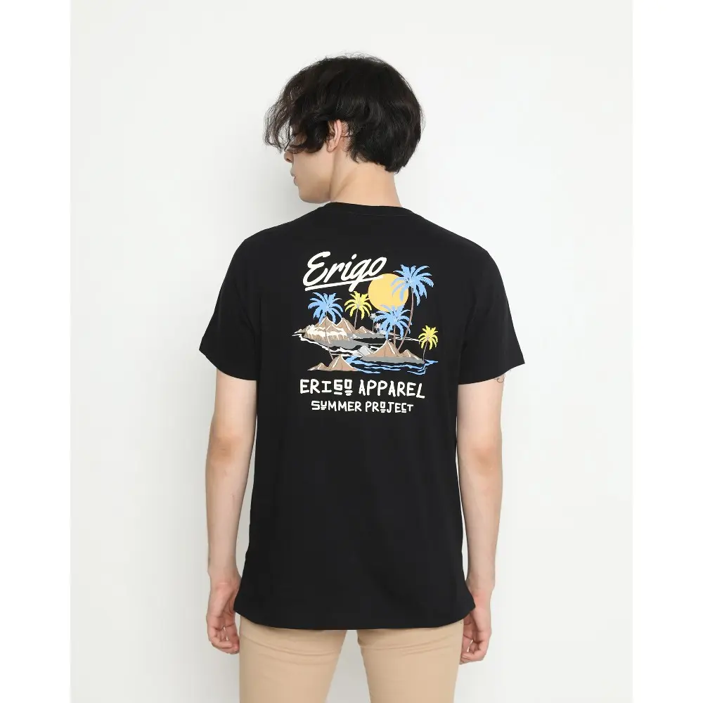 Erigo T-Shirt Project Summer Black - Kaos Unisex