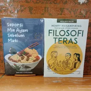 buku paket 2 Seporsi Mie Ayam Sebelum Mati  Filosofi Teras