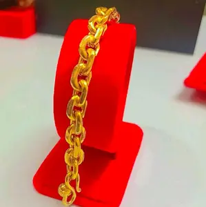 lapis kristal 24k gelang rantai nori medan jumbo  di sepuh dan di cuci ulang