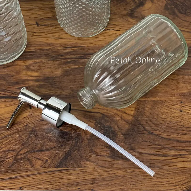 Botol Sabun Kaca/ Glass Soap Dispenser 400 ML 1