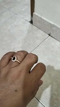Product Review of Cincin Wanita Model Mata Oval Warna Biru Hijau Elegan Aksesoris Perhiasan Rings Elegan Dewasa Hadiah from p**5 0
