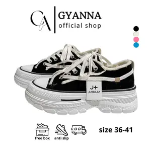 GYANNA Sepatu Wedges Wanita Korea Asli Import G0591