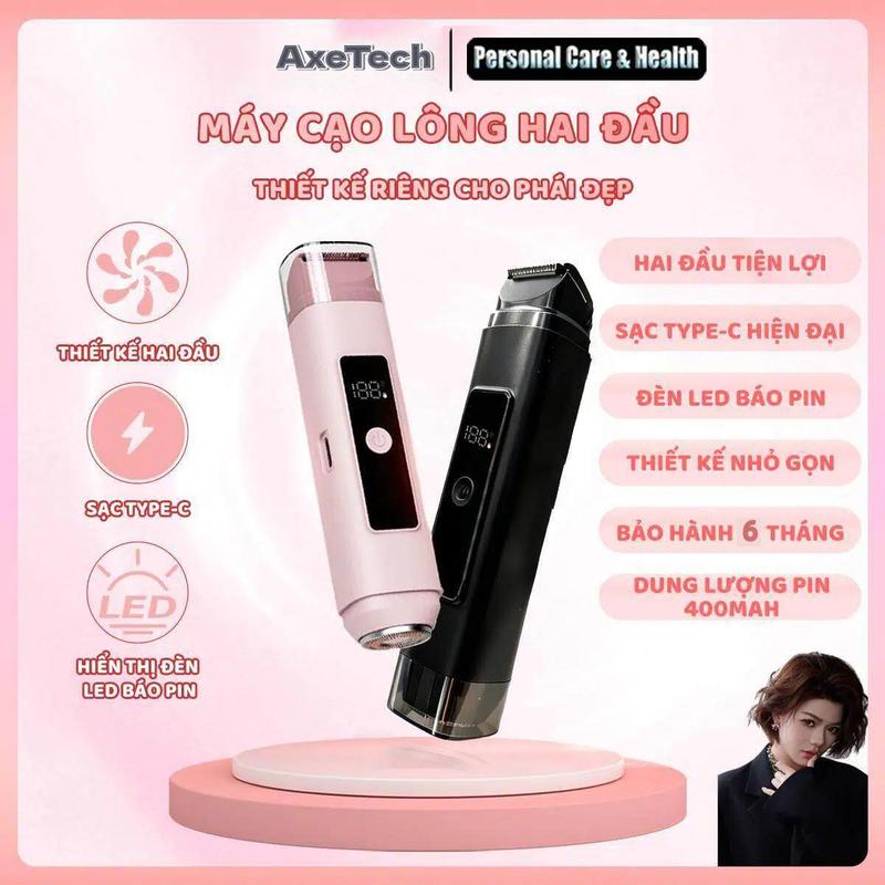 【Fubadau × AxeTech】Máy Tẩy Lông Bằng Điện Hai Đầu, Được Thiết Kế Đặc Biệt Cho…