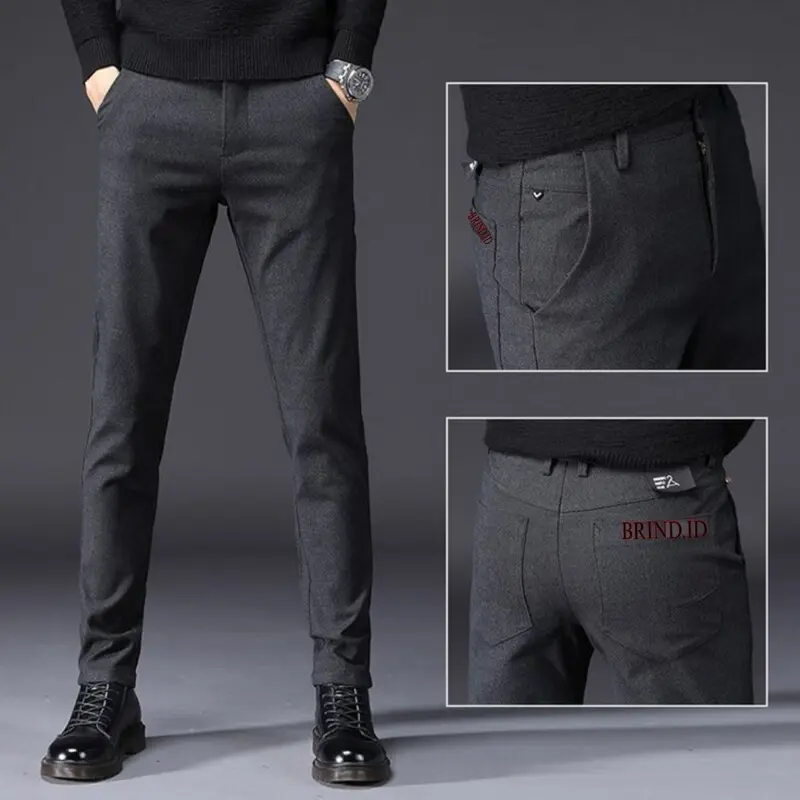 Celana Formal Pria Dewasa Slim Fit Size 27-38