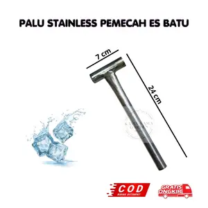 PALU ES Stainless Steel - Pemecah Es Batu & Palu Multifungsi ANTI KARAT