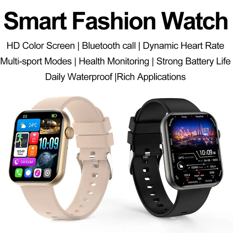 2025 New For XIAOMI Smart Watch Full Touch Screen Bluetooth Call Heart Rate  Waterproof Watches Default