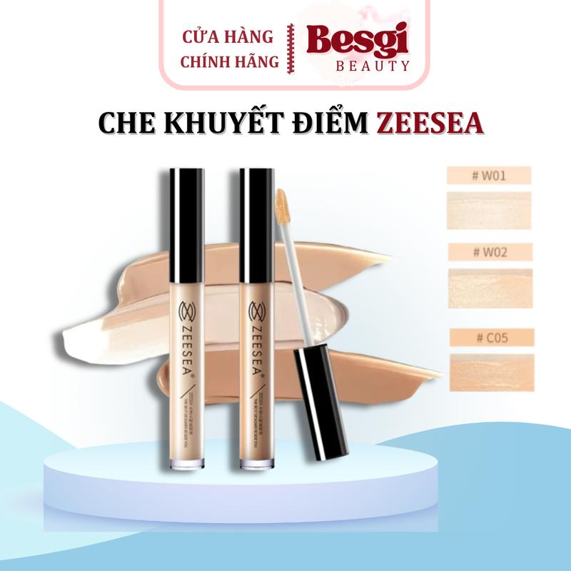 Kem Che Khuyết Điểm ZEESEA Mỹ Phẩm Giúp Che Phủ Làn Da Làm Đều Màu Da Hiệu Quả Lâu Trôi Cosmetic