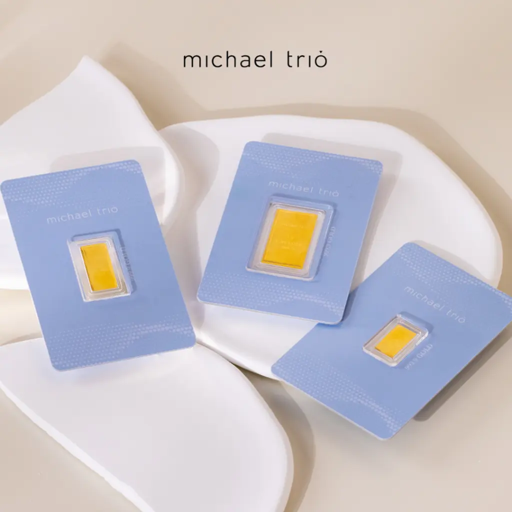 Michael Trio Signature 999 24K Gold Bar