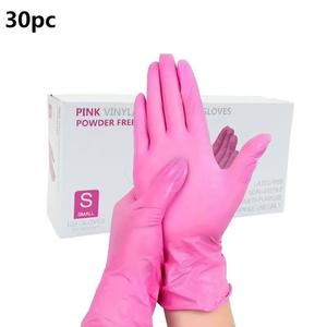 Guantes desechables de nitrilo, ligeros, para limpieza del hogar, cuidado de mascotas, teñido, sin plomo y sin alcohol, multiusos, uso en la cocina a la moda