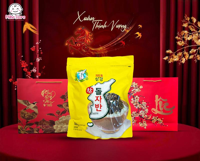  Rong biển canxi Sung Gyung Rong biển ăn liền vụn rắc cơm Bổ sung dinh dưỡng cần thiết cho Bé 