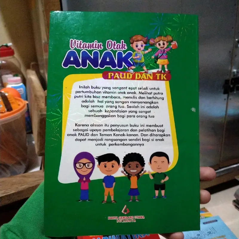 Buku Vitamin Otak Anak PAUD dan TK Terbaru 1