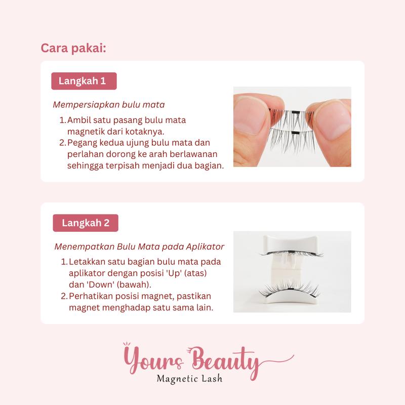 VELVET BOLD Bulu Mata Magnetic Premium [Tanpa Lem] - Yours Beauty Eyelashes Bulumata 1