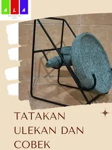 Tatakan Cobek dan Ulekan Murah dari Besi 6mm SNI