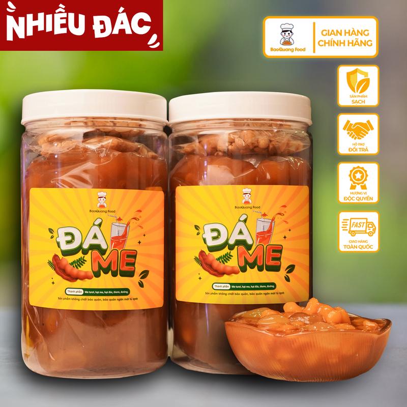  Combo   nhiều đác   Đá Me loại 2kg hạt me dẻo khóm mix hạt đác nhà làm BaoQuang Food 