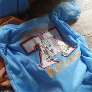 JuniorFashion Baju Setelan Tor Monitor Ketua 77 Gambar DTF Tahan Lama Bahan Rayon Lembut Ukuran S-XXL