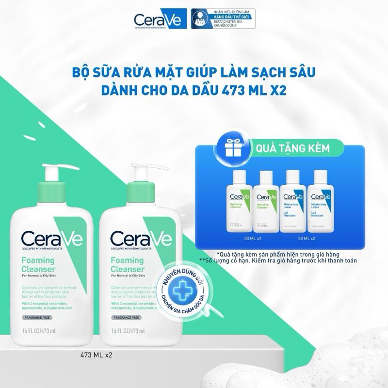 [Flashsale] Combo 2 Sữa rửa mặt giúp làm sạch sâu dành cho da dầu 473ml