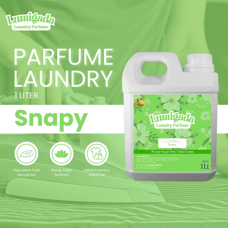 SNAPY PARFUM LAUNDRY Lumigada Pewangi Pakaian Tahan Lama Berkualitas 1 Liter 0