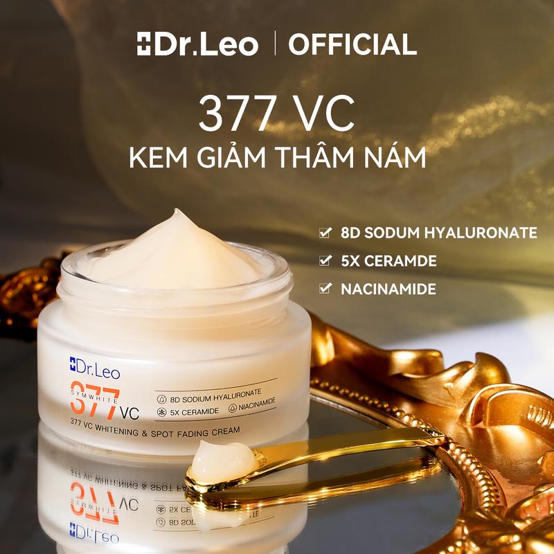 Dr.Leo 377 VC kem dưỡng trắng da mặt da Kem Trắng Da & Giảm Đốm Nâu  Làm Sáng Da Kem dưỡng trắng phục hồi da 30g