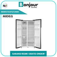 Gambar Kulkas Midea Side by Side MDRS715FGF28ID 558 Liter Side by Side Kulkas Inverter Midea 558L dari Bonjour Electronic Official Kota Depok 5 Tokopedia