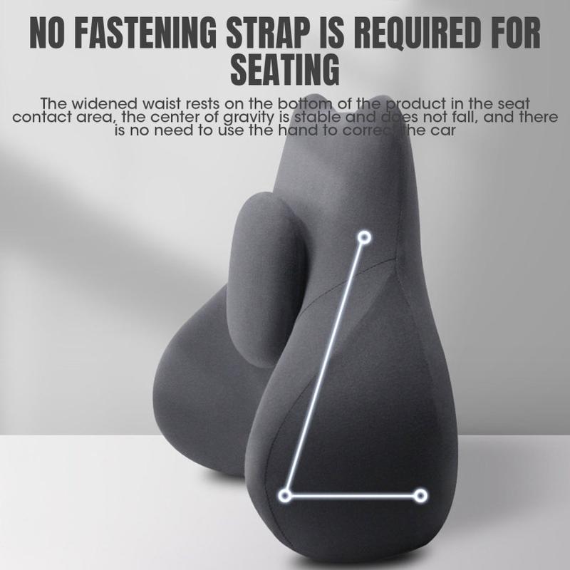 Product Introduction of Memory Foam Waist Pillow Car Lumbar Support Cushion Driver Auto Seat Back Cushion Waist Support Relieve igue 28