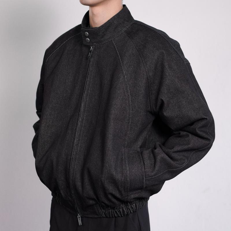 MỞ BÁN - IMP - 008 Jacket - Áo khoác Denim cổ trụ phong cách lịch sự trẻ trung IMPERFECT