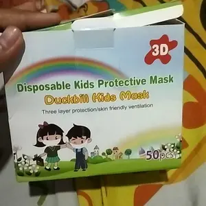 Masker DUCKBILL CCARE 50PCS Karakter Motif Boy Girl Surgical Mask Duckbil
