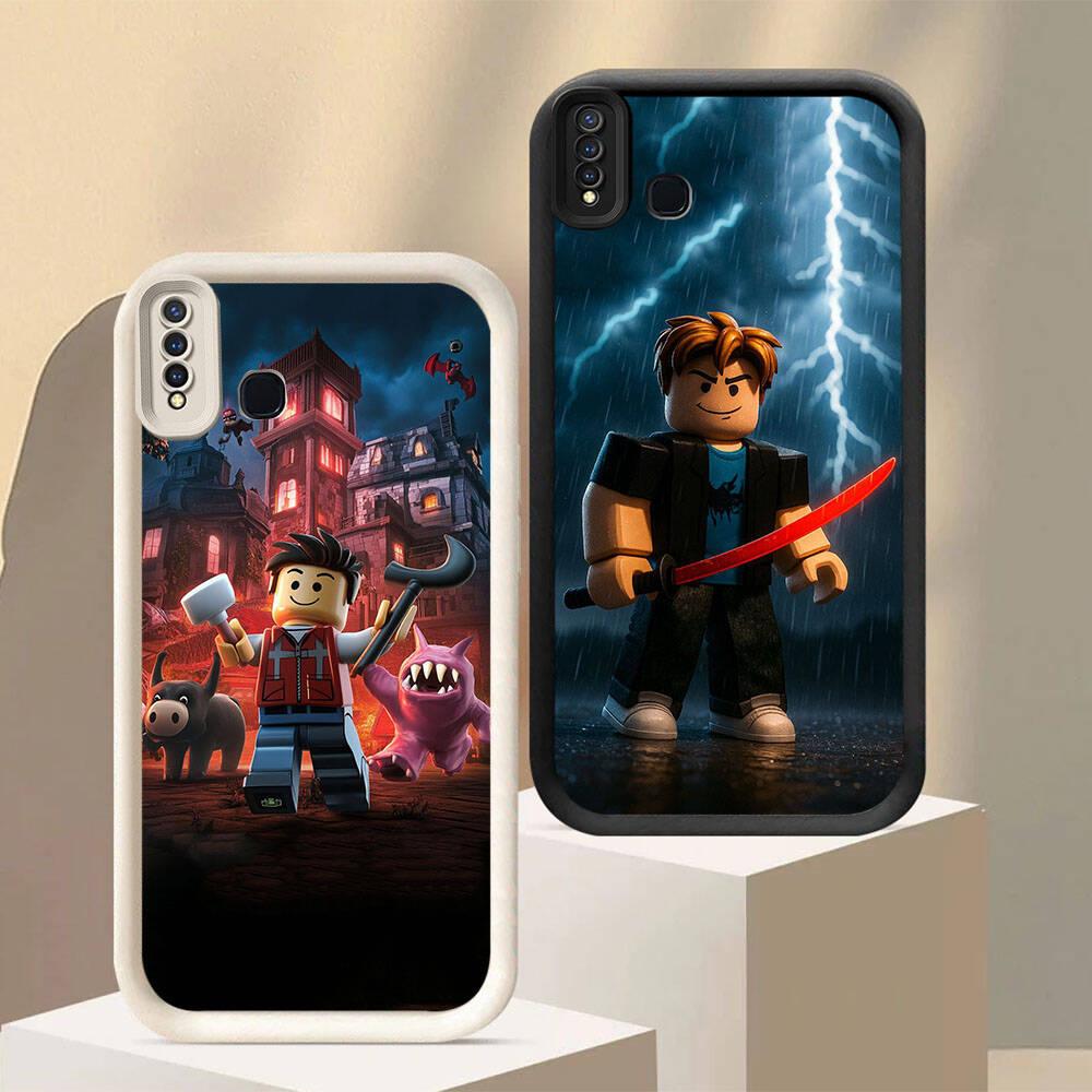 PW-1 ROblox Soft Casing untuk VIVO Y30 Y12 Y15 V15 Y50 Y19 Y17 Y30i Z1 Pro