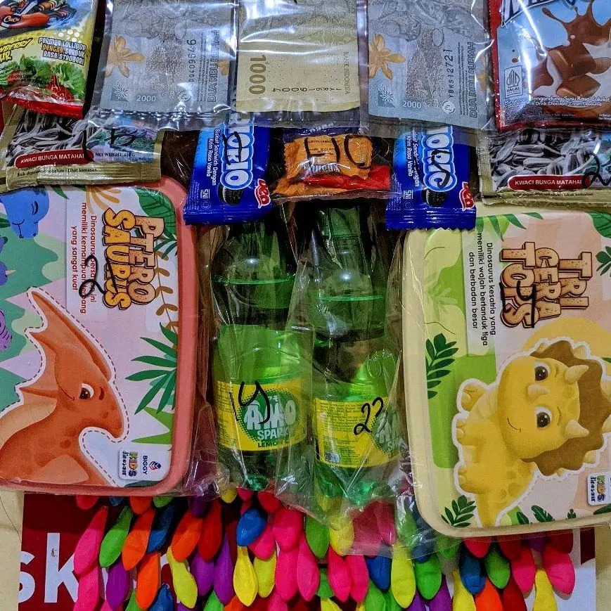 cabut balon rp500 isi 100pcs dengan GM. tempat makan