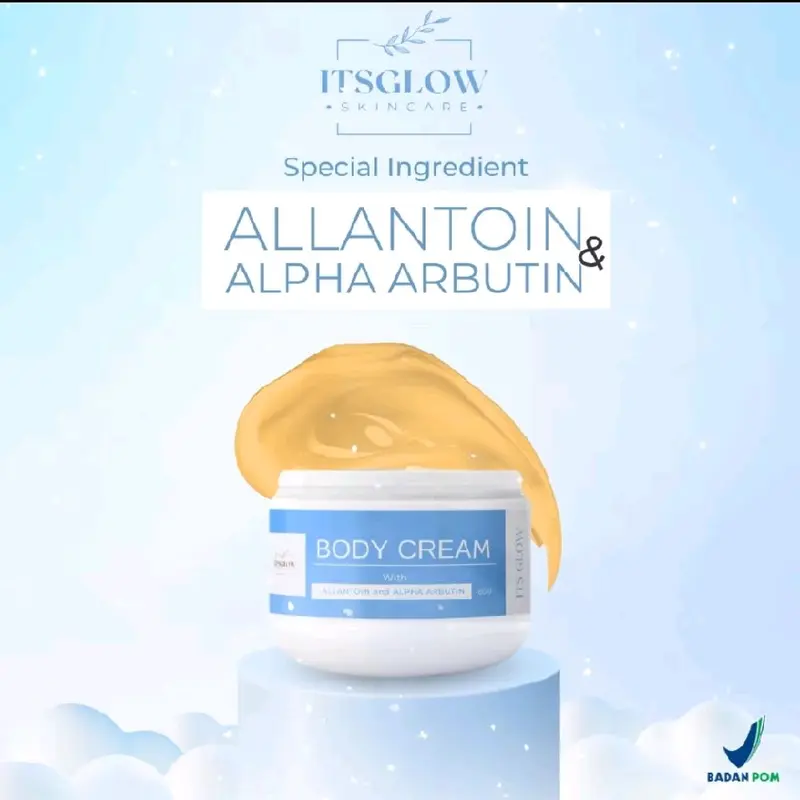 ITS GLOW PAKET BODYCARE VARIASI LENGKAP | PAKET BADAN BOOSTER BODY CREAM BOOSTER Arbutin Mencerahkan Niacinamide 7