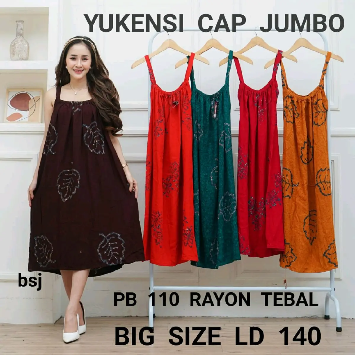 YUKENSI CAP JUMBO ALUNA RAYON SUPER PREMIUM ADEM LEMBUT DI JAMIN JUMBO MAX BB 85 KG