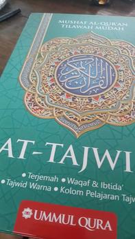 Product Review of Al-Quran At-Tajwid Ukuran JUMBO A4 HC Terjemah Waqaf Ibtida' Mushaf Al Qur'an At Tajwid Cocok Untuk Pemula Orantua Orang Tua Lansia Tajwid Warna Mudah Kolom Pelajaran Tajwid Waqof Ibtida Penerbit Ummul Qura from n**e 0